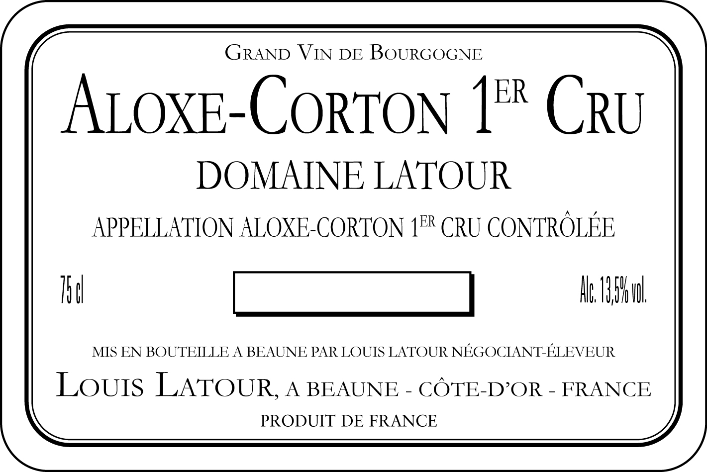 Aloxe Corton Domaine Latour